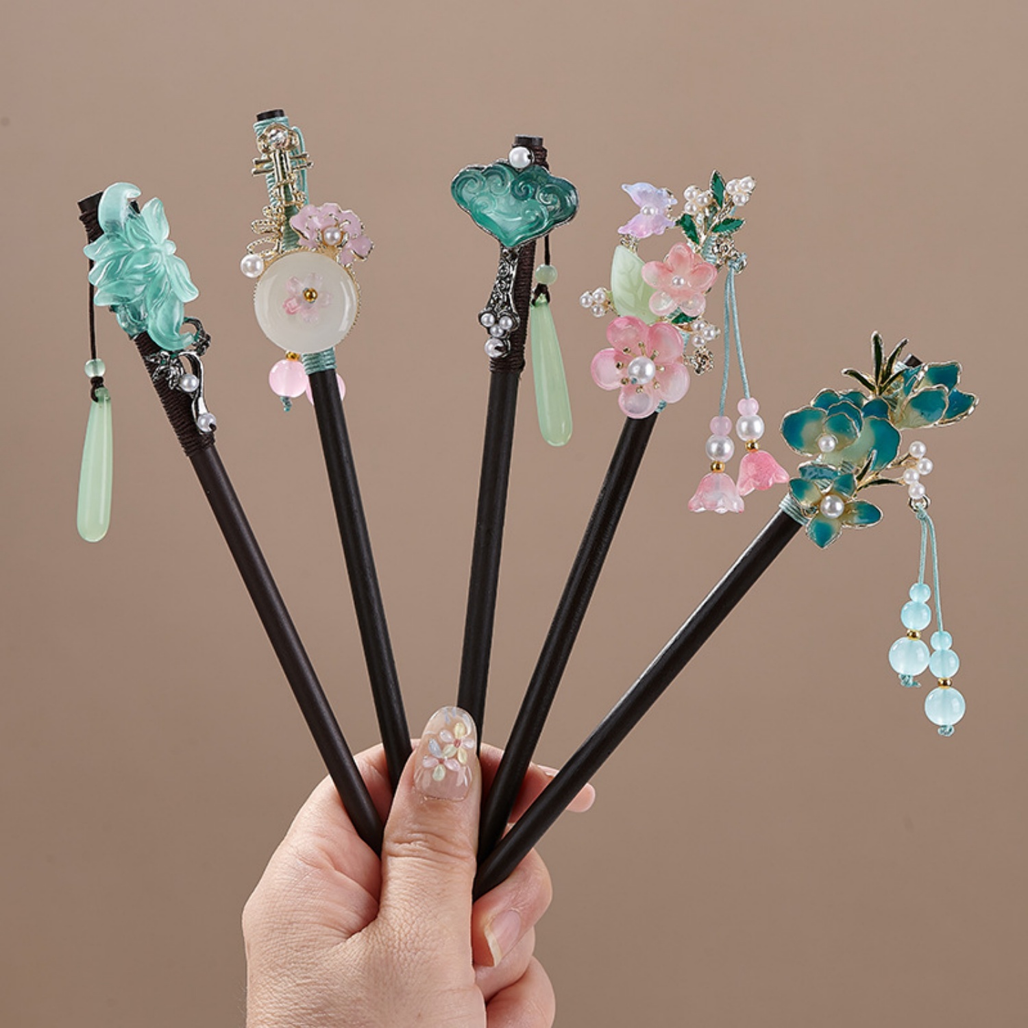 Florist Supplies - Vintage bloem haarspeld voor vrouwen elegante