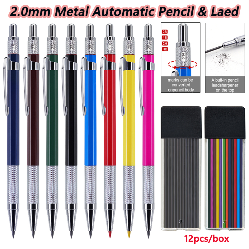 Staedtler Pencil Lumocolor - Nieuw veelkleurig metalen mechanisch potlood, 2,0