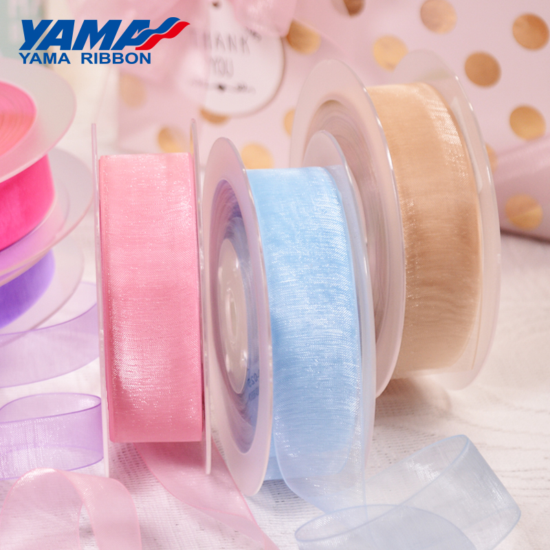 Ribbon Organza Roll - YAMA pure organza zijden lint 200