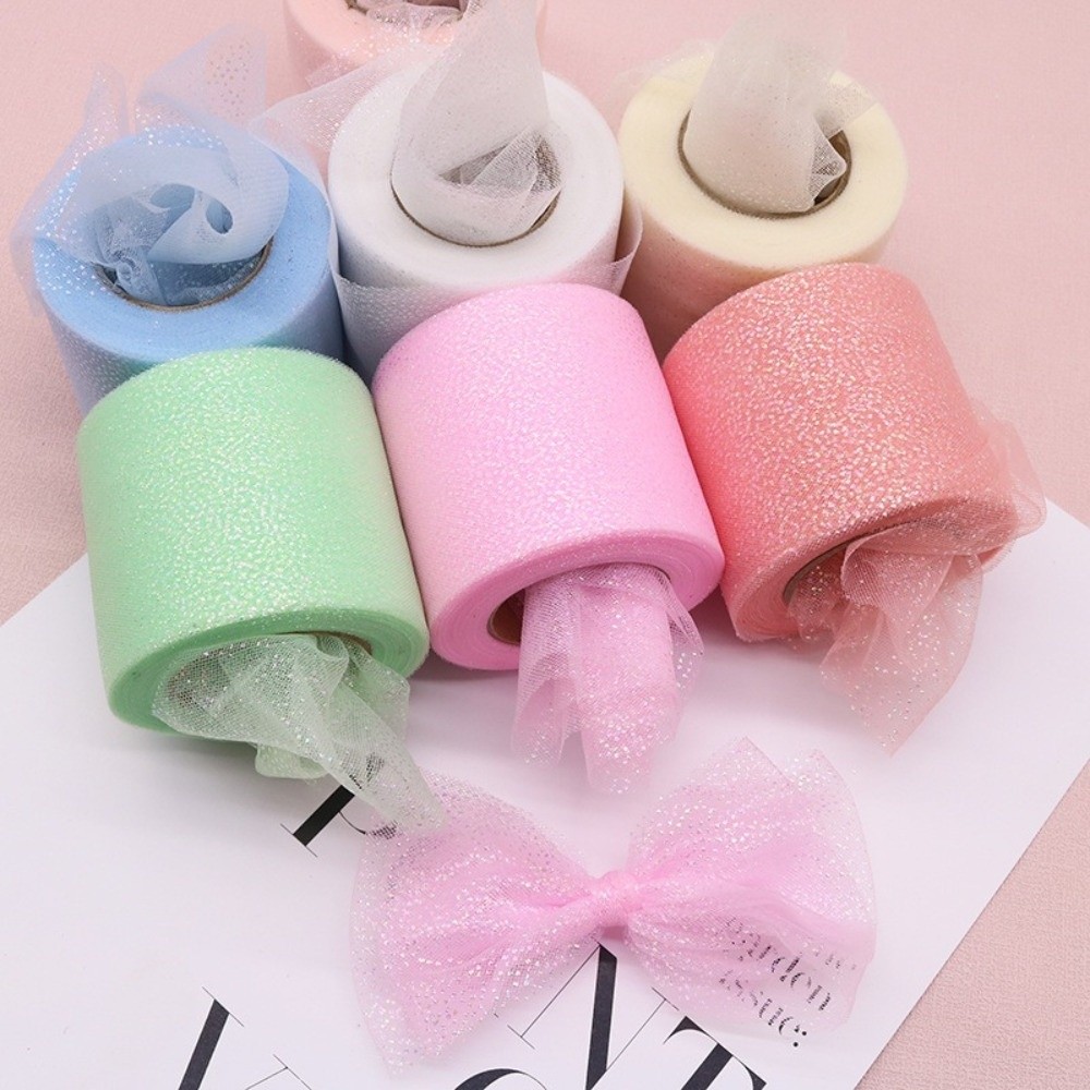 6CM 25Yards Crystal Sequin Lin - Ribbon Organza Roll recensie en prijs