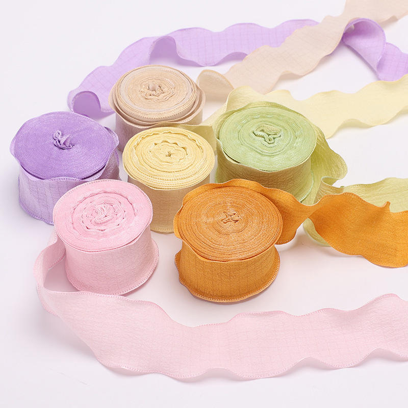 4 CM 9 Meter/Roll Gerimpelde K - Ribbon Organza Roll recensie en prijs