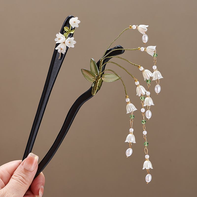 Houten bloem haarspeld Vintage - Florist Supplies recensie en prijs