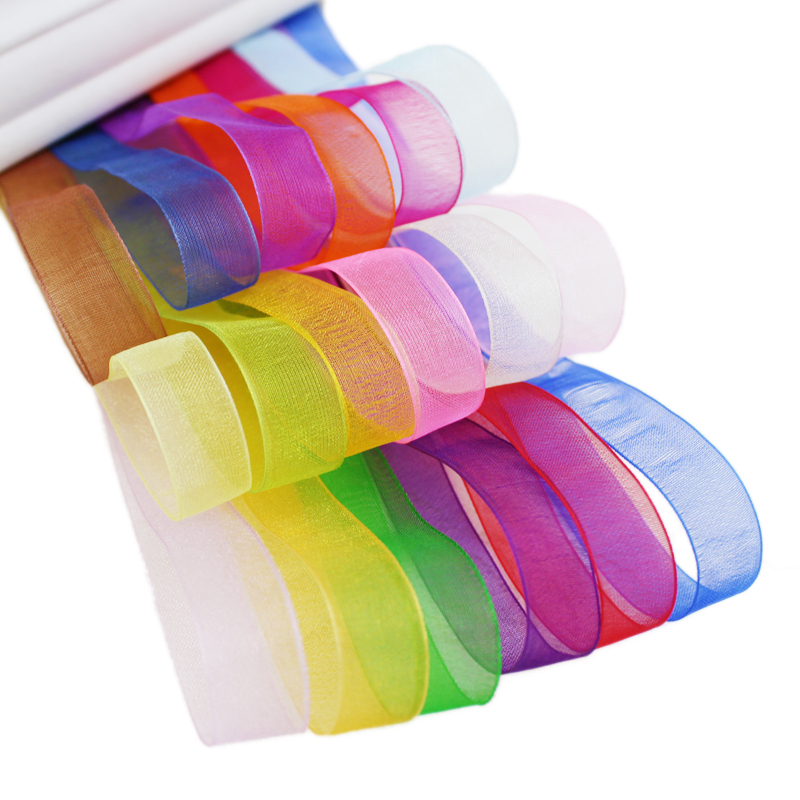 (50 yards/rol) 12mm Organza li - Ribbon Organza Roll recensie en prijs